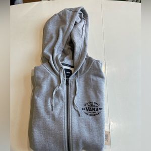 NWT Vans Mens Medium Zipper Hoodie